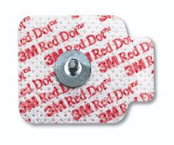 3M Red Dot Repositionable Monitoring Electrode, 2670-5 (1 Package of 5 Electrodes)